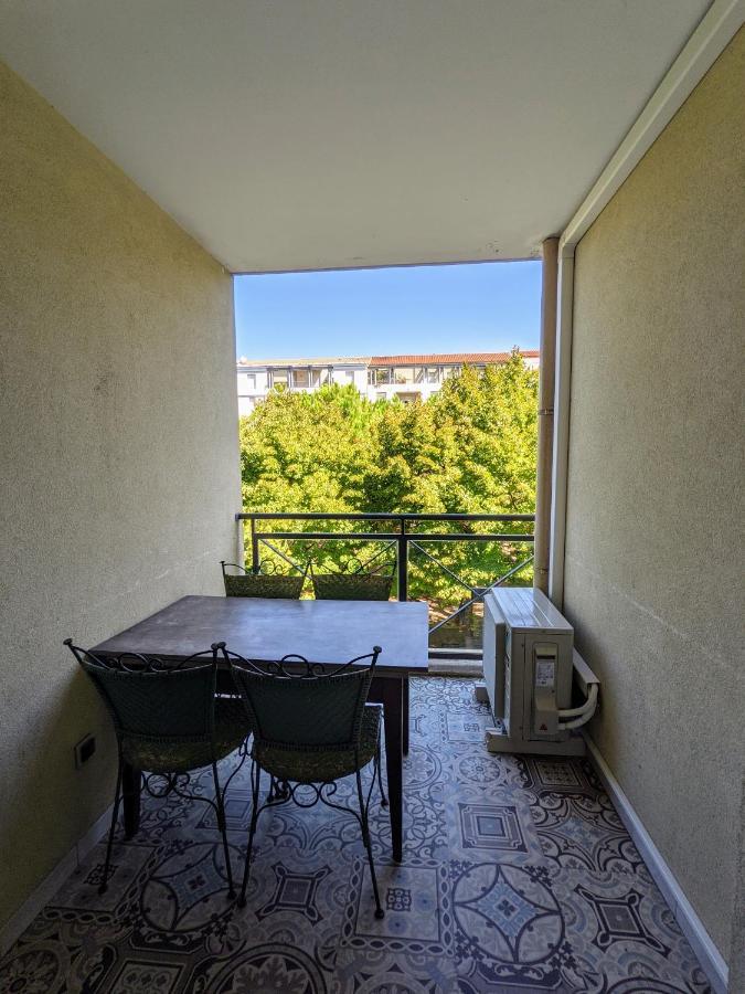 Appartement F2 Garage Box Wifi Terasse Clim Gare Fac Eco Richter à Montpellier Extérieur photo